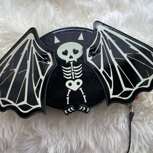 Black Bat Skeleton Crossbody Bag